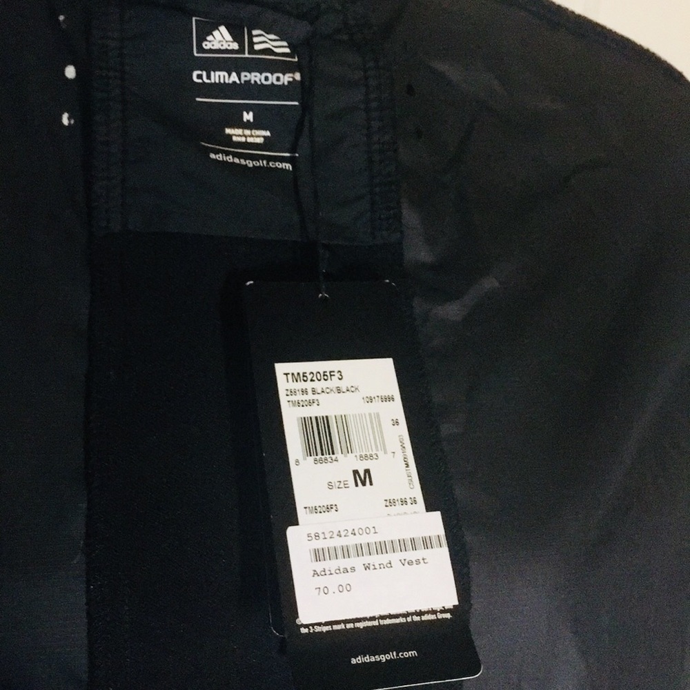 NWT ADIDAS golf clima vineyards proof vest men’s - Picture 8 of 11